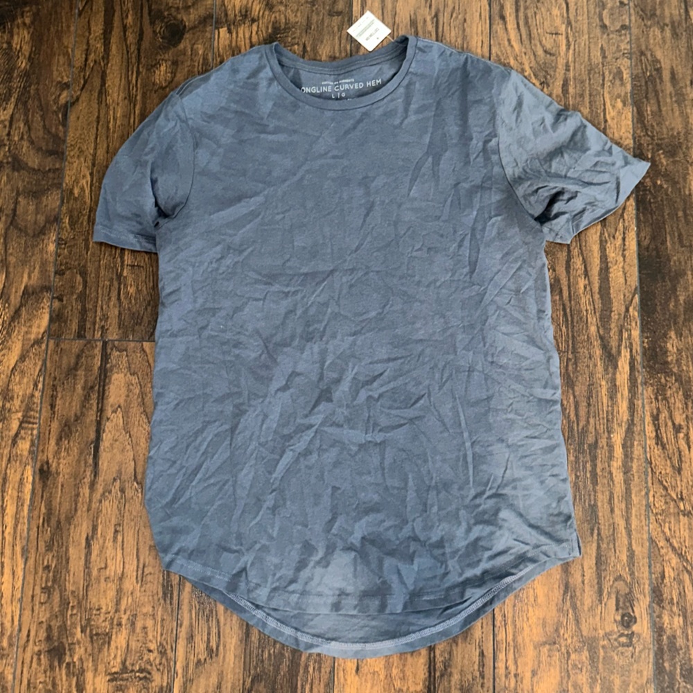 Men’s curved hem T-shirt